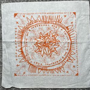 The Black  Lillies Cruz Contreras Concert Merch Bandana Square Scarf Band